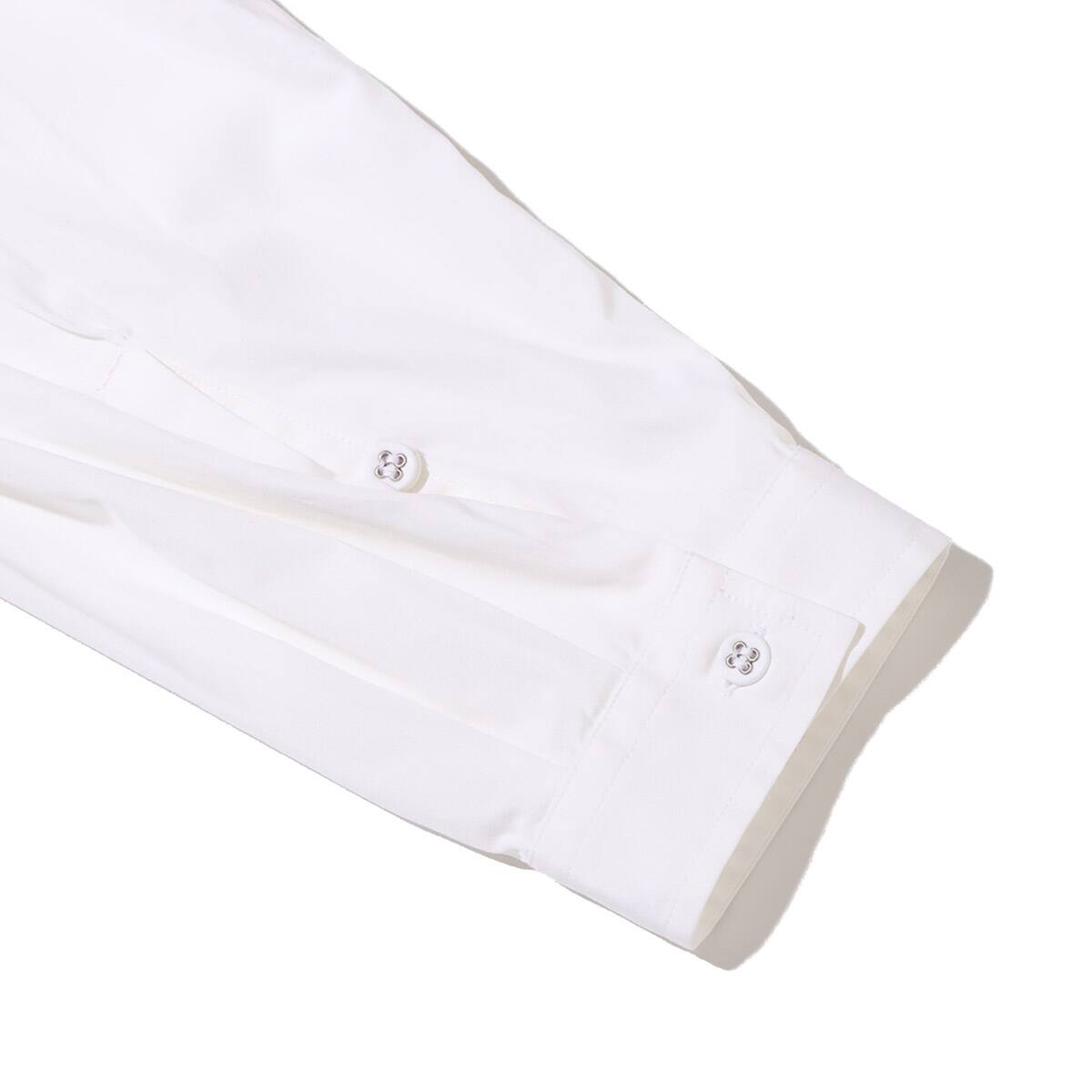 WHITE MOUNTAINEERING TYPEWRITER LONG SLEEVES WIDE SHIRT WHITE 21FA-Iの画像