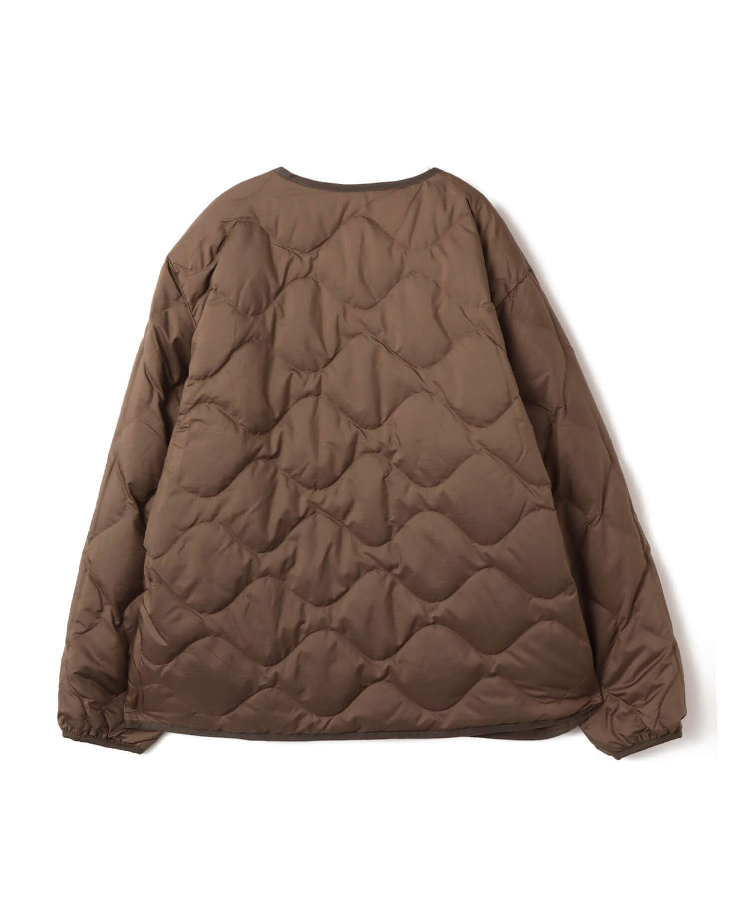 nanamica Reversible Down Cardigan Brownの画像