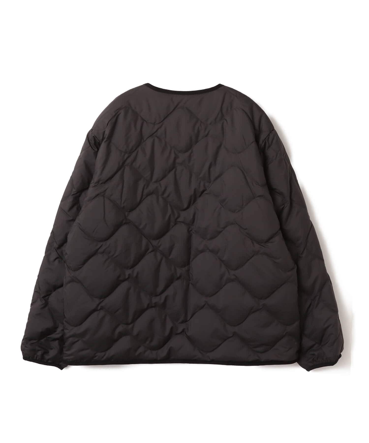 nanamica Reversible Down Cardigan Blackの画像