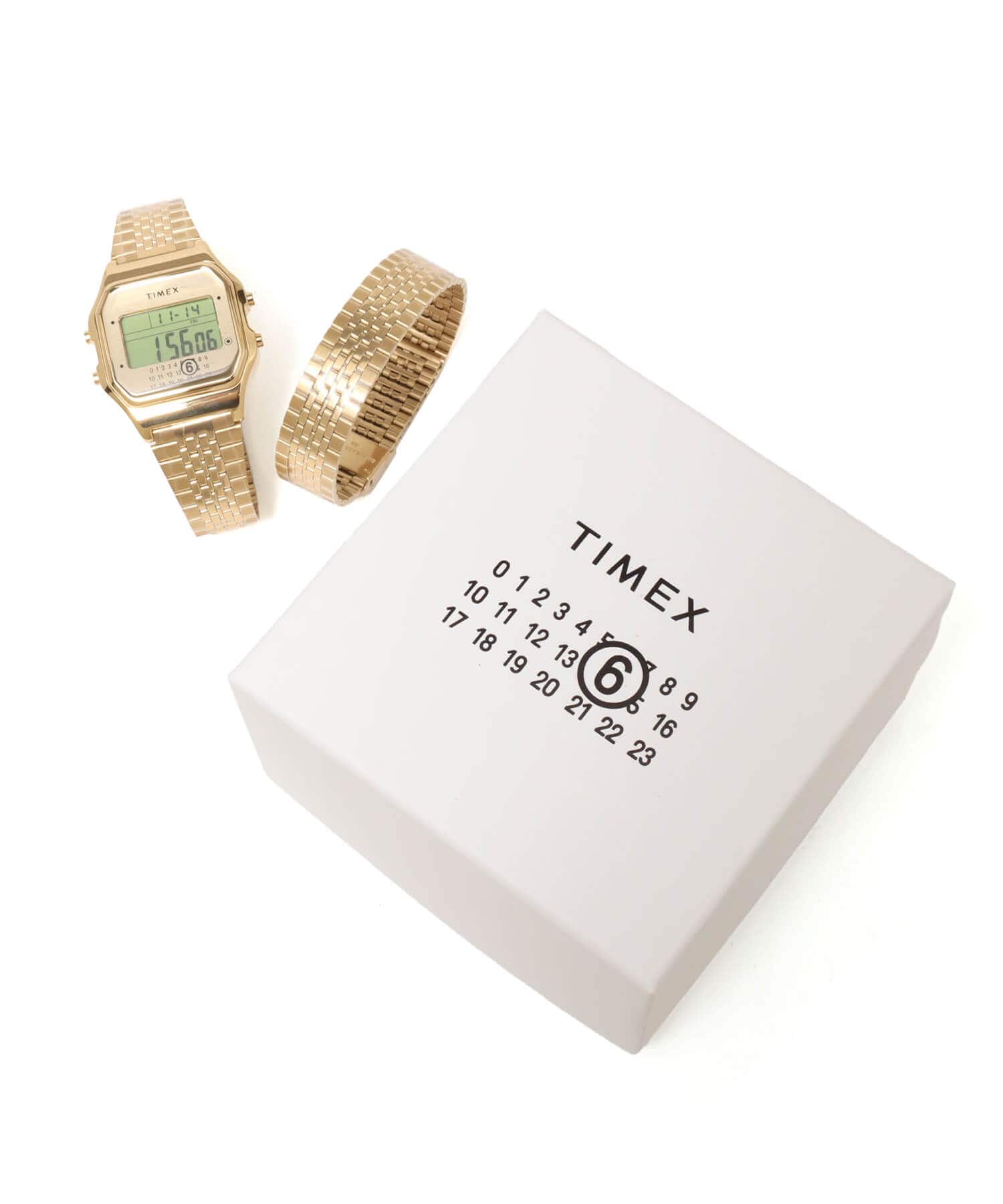 MM6 x Timex T80 Gift Set w/ Extra Bracelet Goldの画像