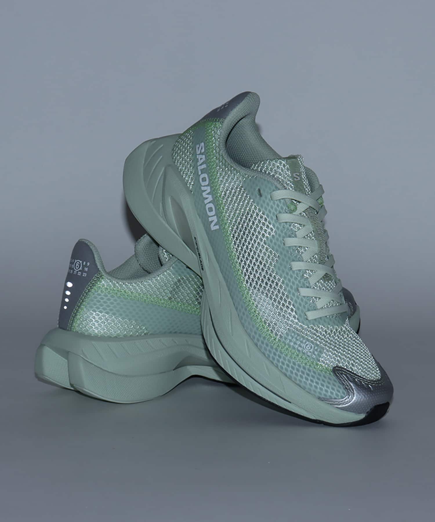 MM6 x SALOMON SPECTUR 2 Sea Foam/Canary Green/Patina Greenの画像