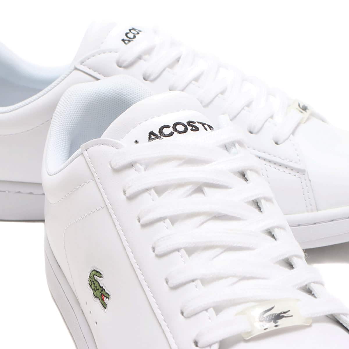 LACOSTE CARNABY EVO 0121 2 WHITE/BLACK 21FA-Iの画像
