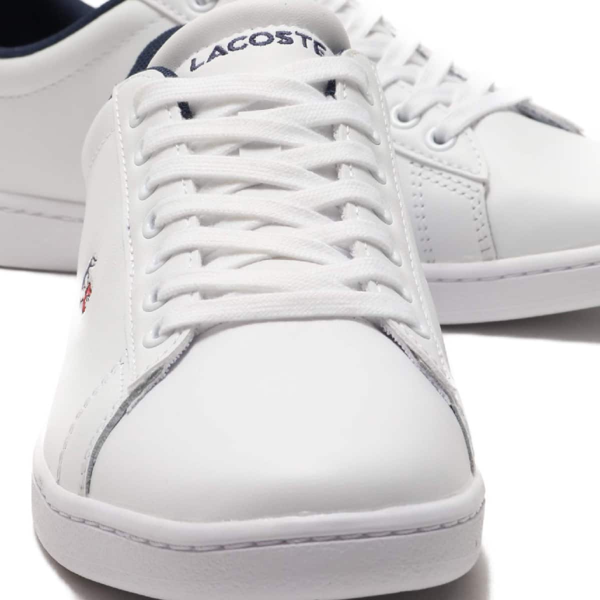 LACOSTE CARNABY EVO TRI 1 WHT/NVY/RED 20SP-Iの画像