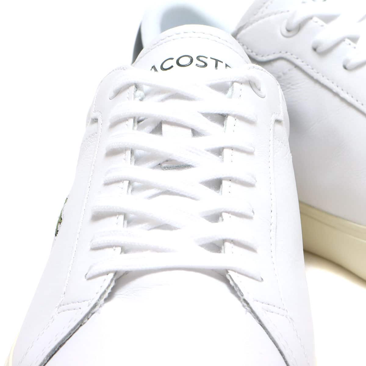 LACOSTE POWERCOURT 0721 WHT/DK GRN 22SU-Iの画像