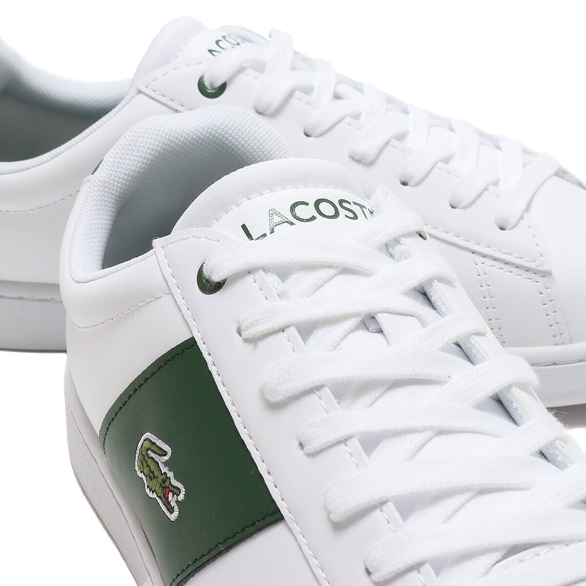 LACOSTE CARNABY 0121 4 WHITE/DK.GREEN 21FA-Iの画像