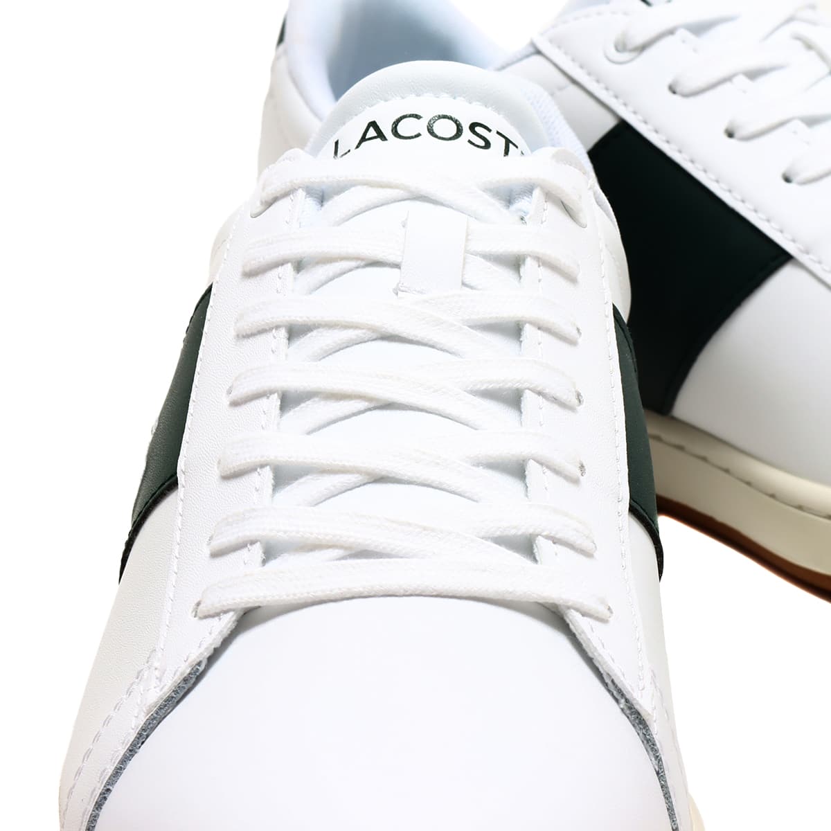 LACOSTE CARNABY EVO CGR 2226 SMA WHT/DK GRN 22SU-Iの画像