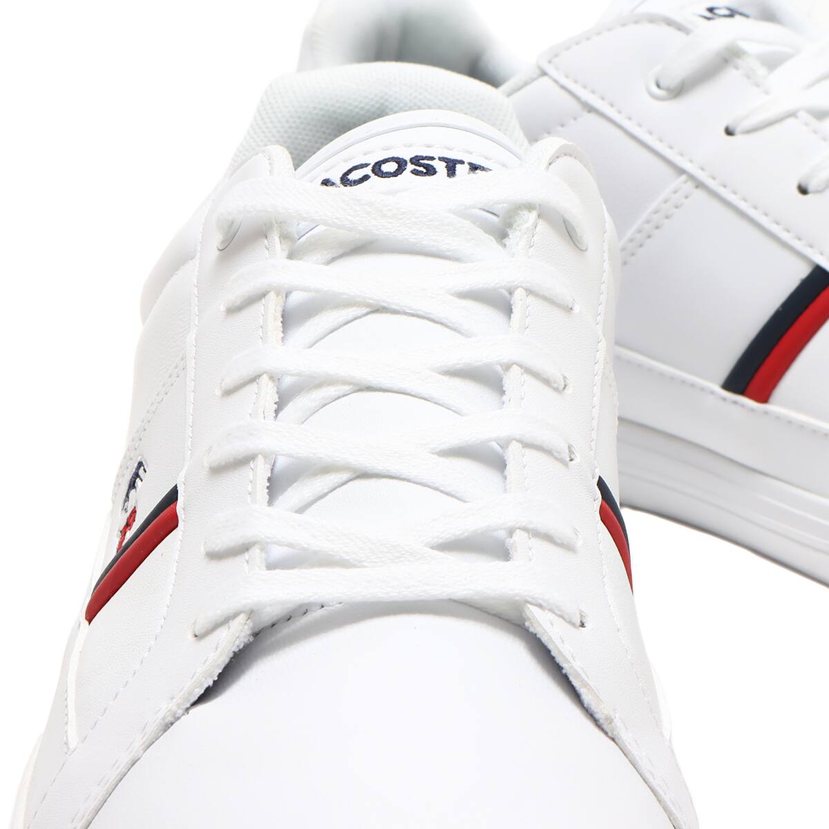 LACOSTE EUROPA TRI 1 WHT/NVY/RED 22SU-Iの画像