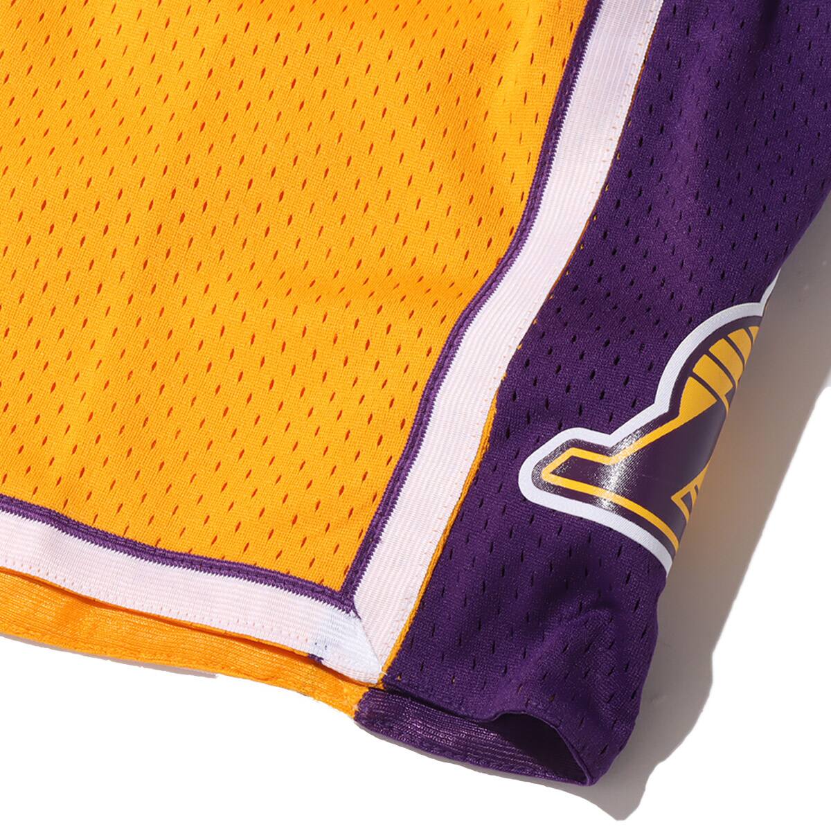 Mitchell & Ness Swingman Shorts Los Angeles Lakers 2009-10 YELLOW 21SS-Iの画像