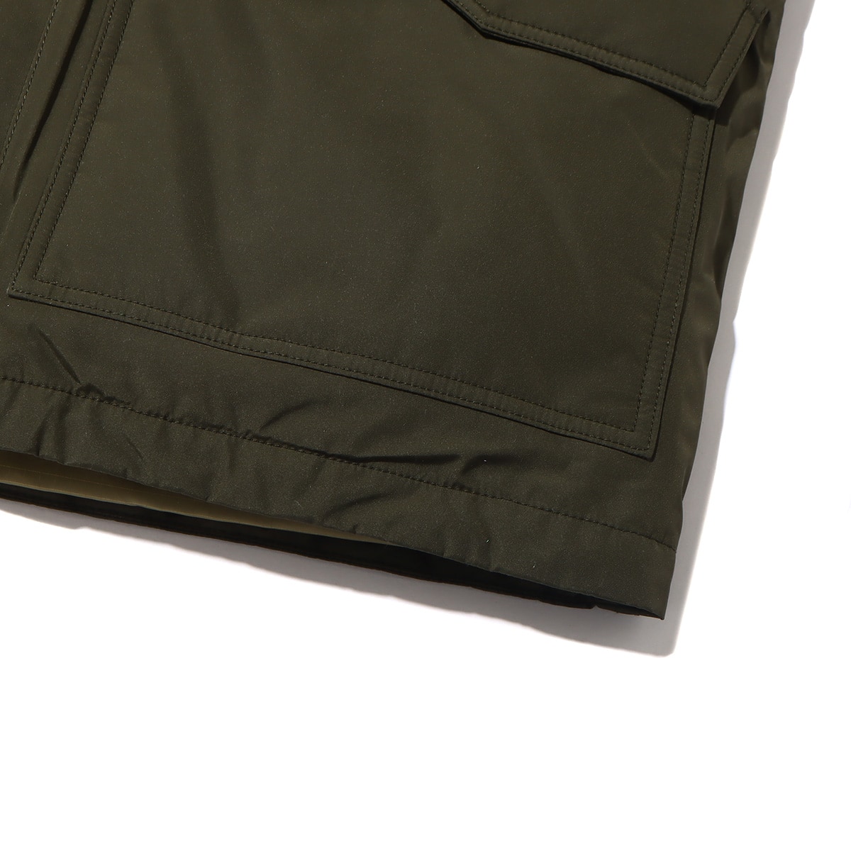 nanamica GORE-TEX Down Coat Khaki Green 22FA-Iの画像