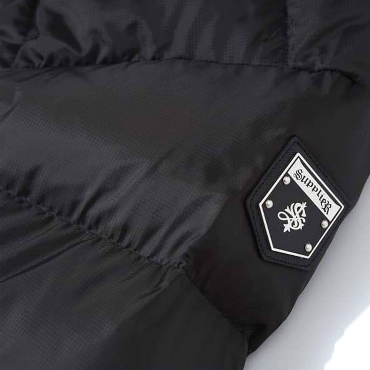 SUPPLIER DETACHABLE HOOD PUFFER BLACK 21FA-I