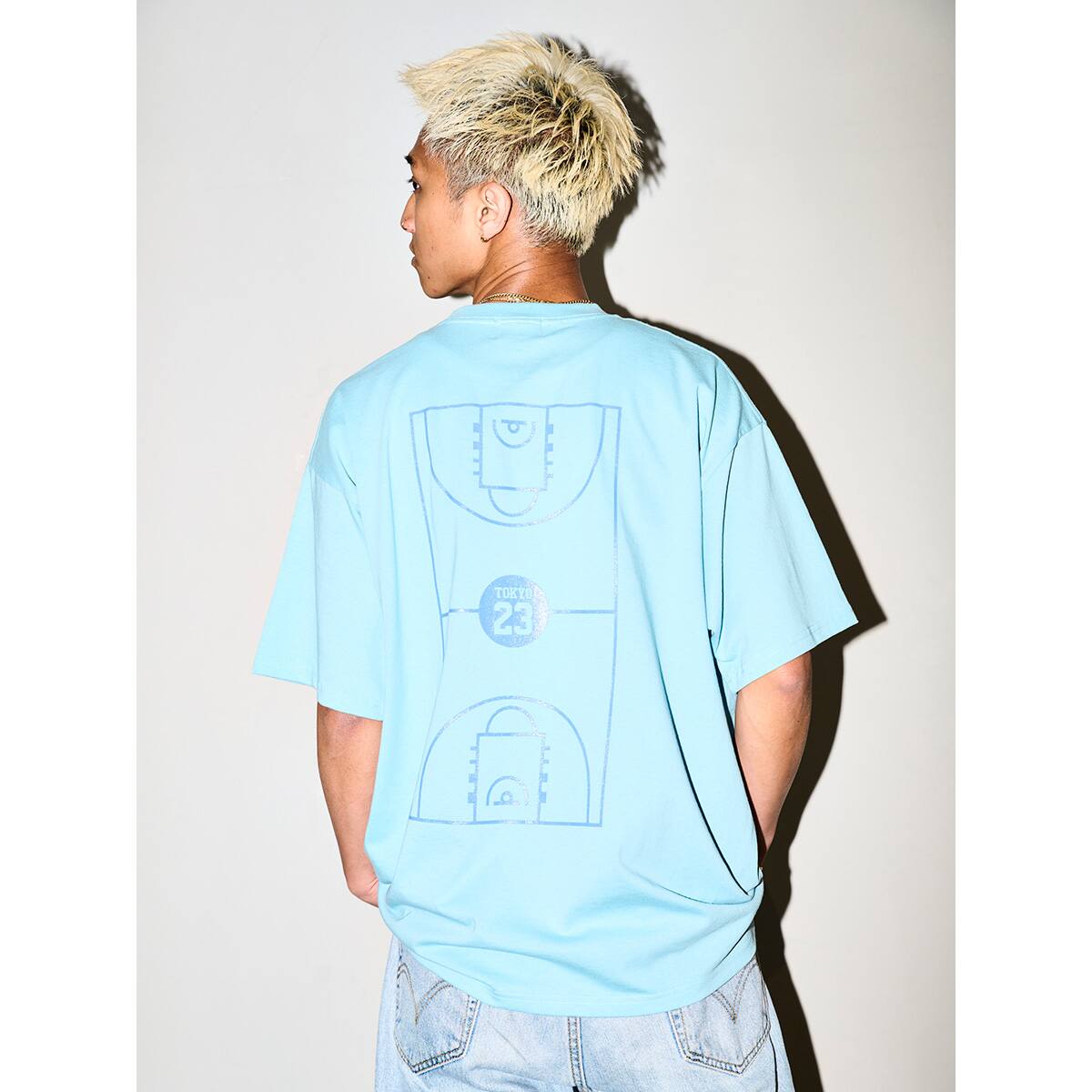 TOKYO 23 FULL COURT TEE -SNK- SKY BLUE 23SS-Sの画像