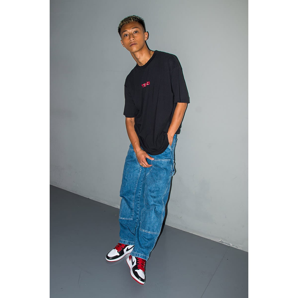 TOKYO 23 FULL COURT TEE BLACK 23SS-Sの画像