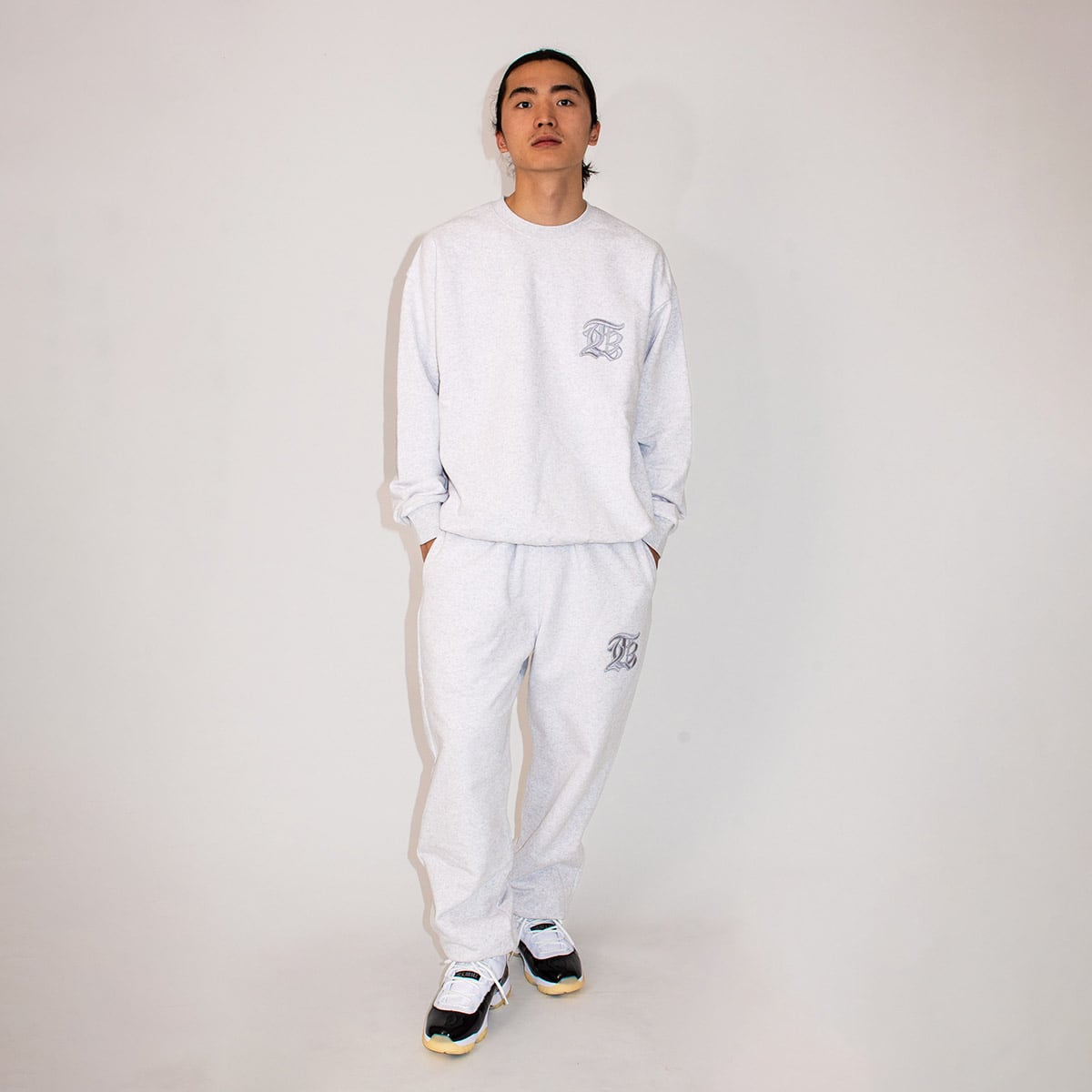 TOKYO 23 CREW NECK SWEAT SHIRTS GRAY 23FW-Iの画像