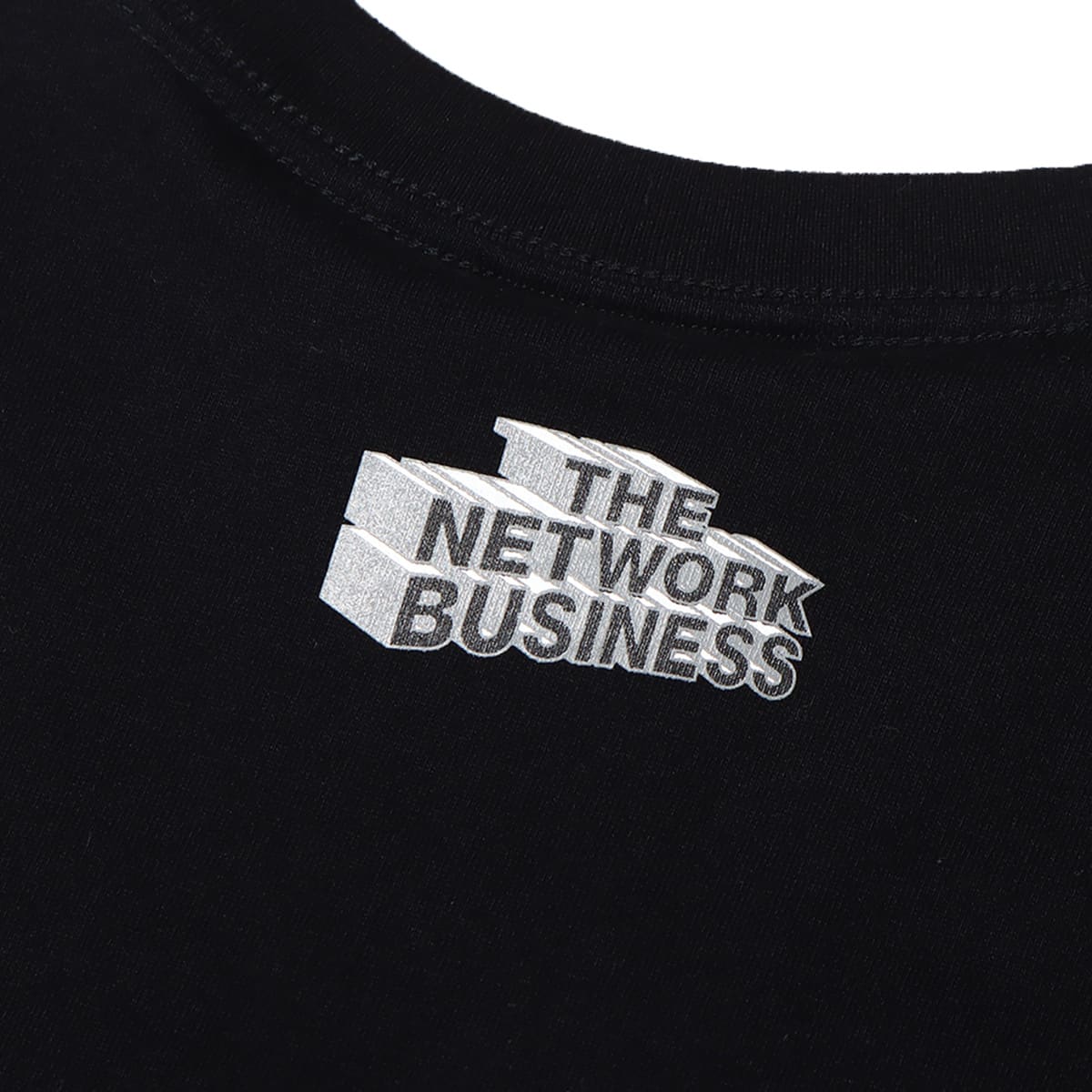 THE NETWORK BUSINESS FOAM PRINT ELEPHANT S/S TEE BLACKの画像