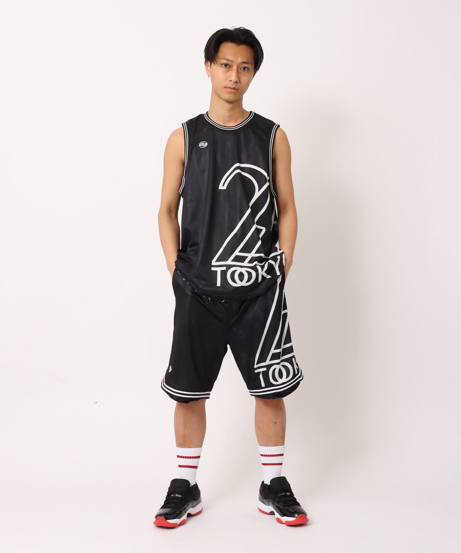 TOKYO 23 Reversible Mesh Short Pants BLACKの画像