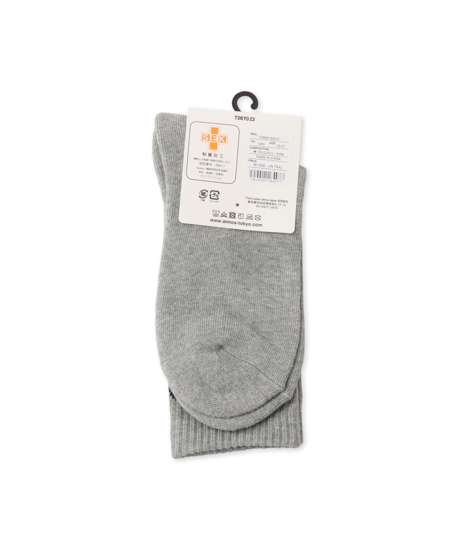 TOKYO 23 Arch Logo Socks GRAYの画像