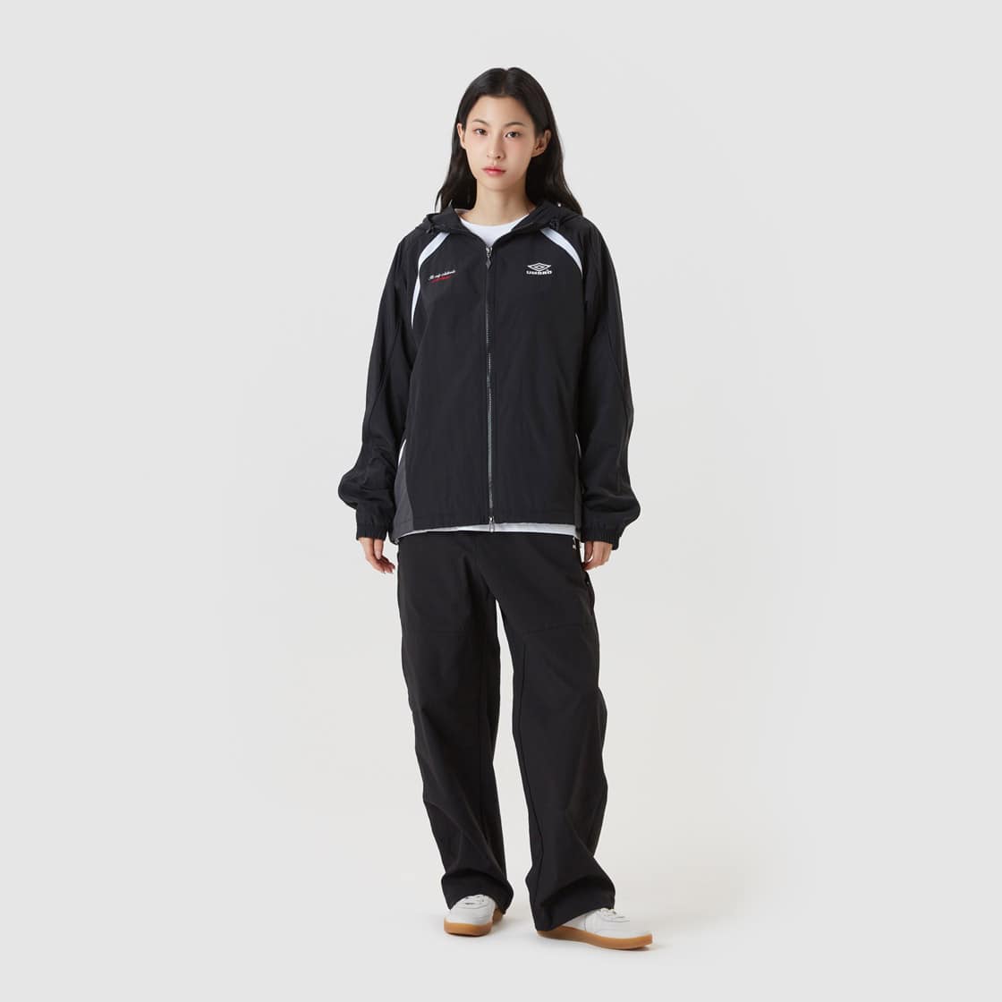 UMBRO HBL CELEB Hoodie Jacket ブラックの画像