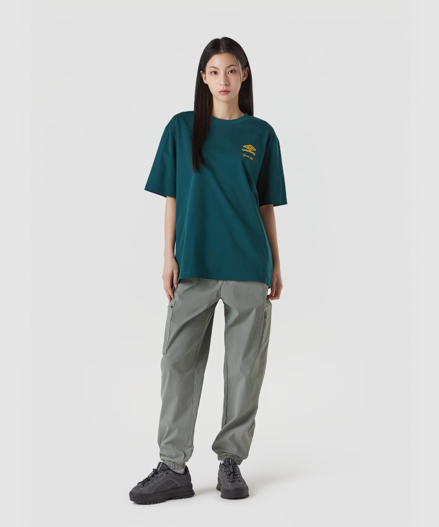 UMBRO 【KOREA COLLECTION】OMBRE SHORTS SLEEVE T-SHIRTS グリーンの画像