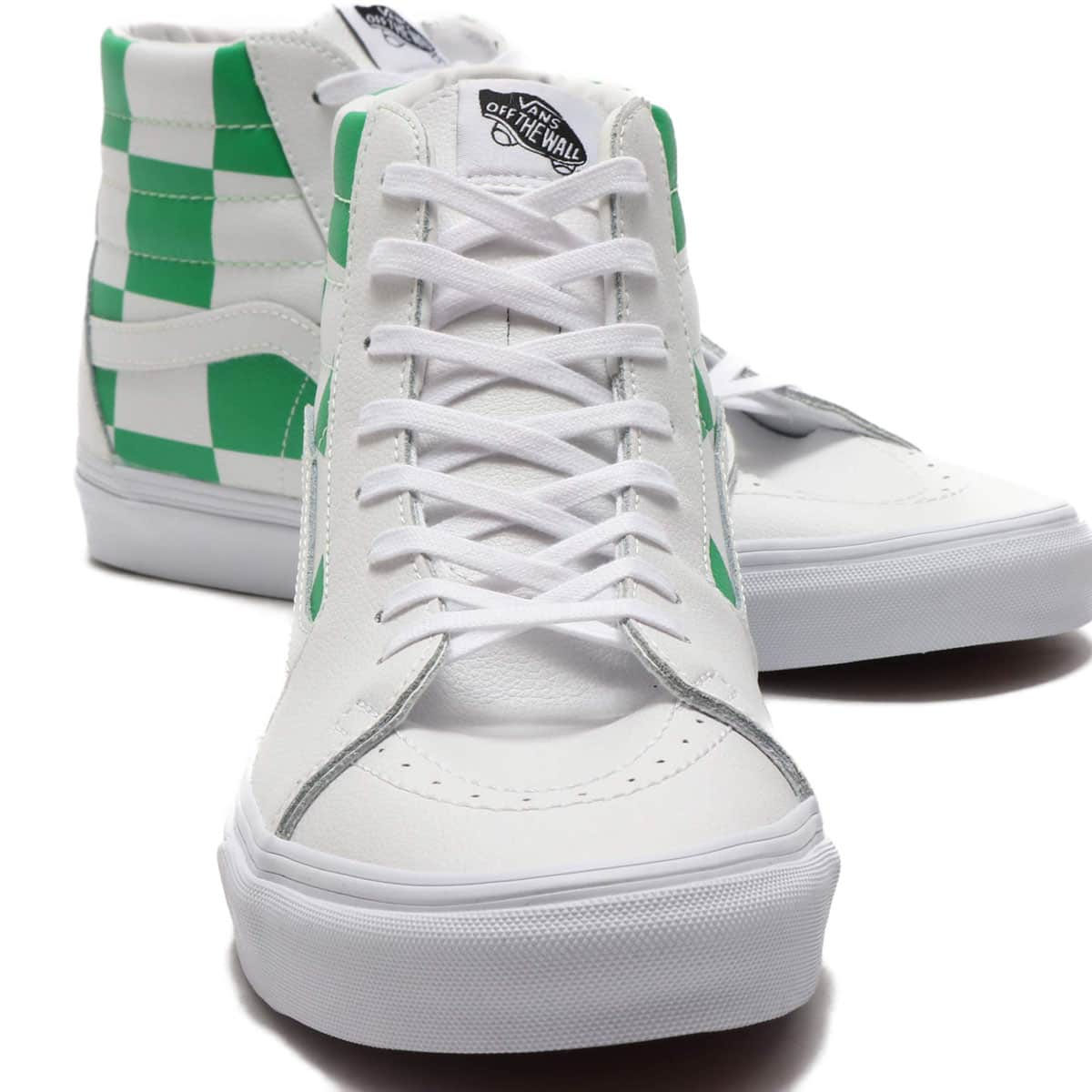 VANS SK8-HI CHECKER WHITE/GREEN 20SP-I|atmos（アトモス） 公式オンラインストア