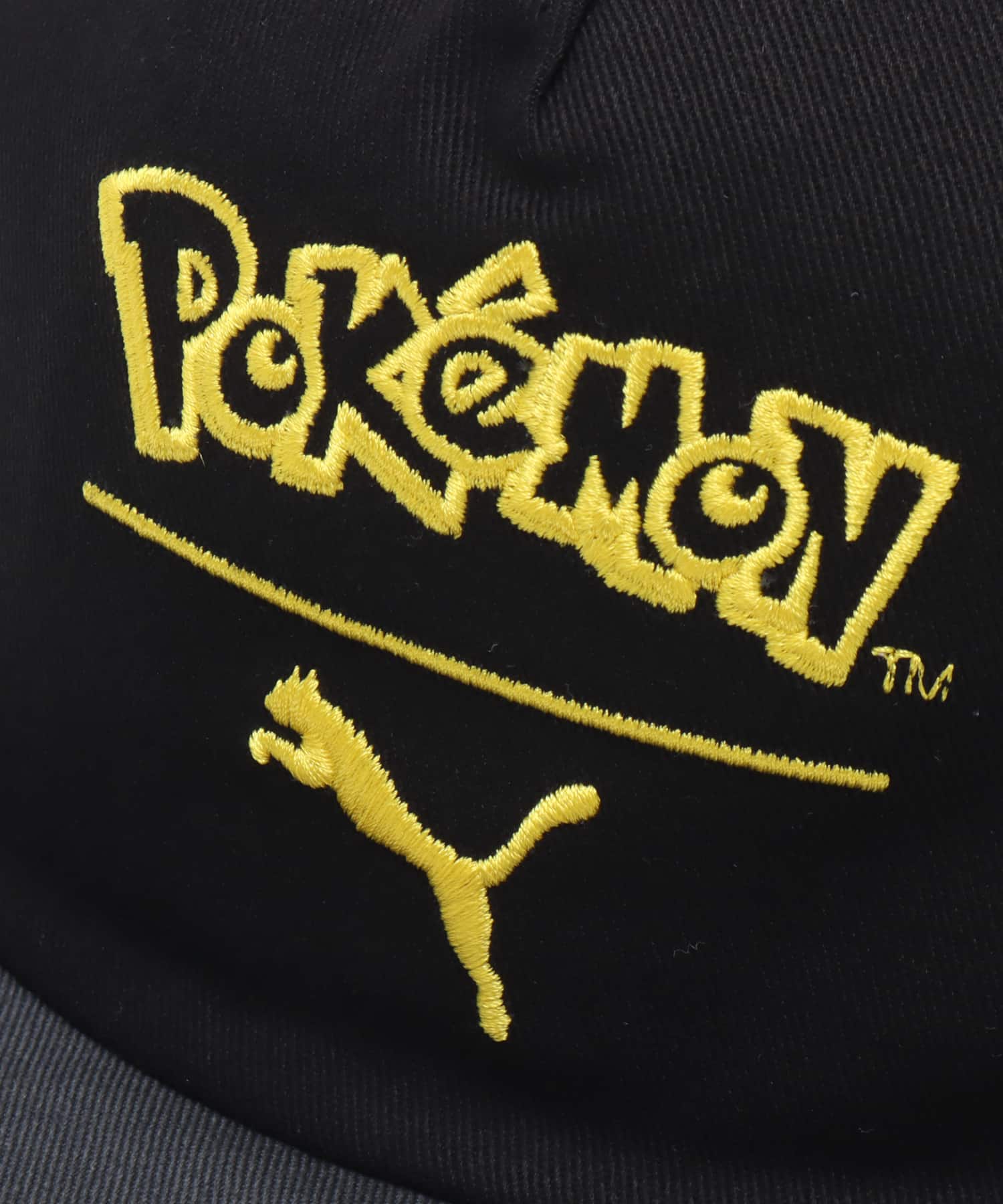 PUMA X POKEMON DAD CAP PUMA BLACK-STRONG GRAYの画像