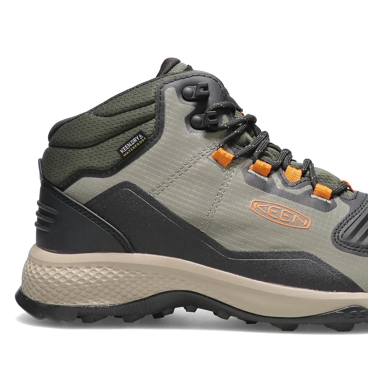 KEEN TEMPO FLEX MID WP VETIVER/DESERT SUN 21FW-Iの画像