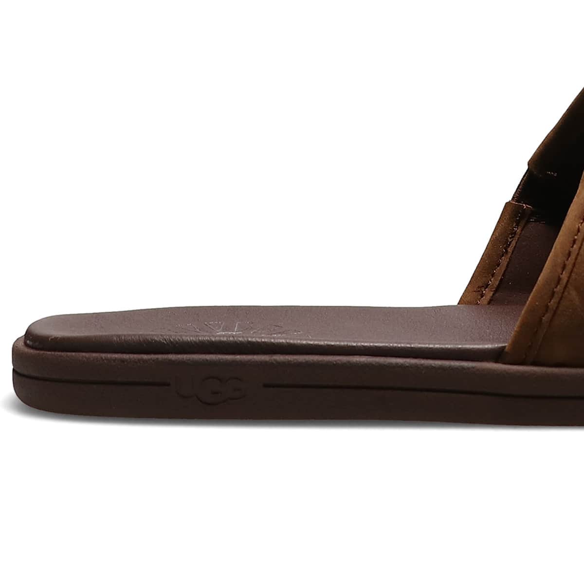 UGG M SEASIDE SLIDE LUGGAGE LEATHER 24SS-I（アグ シーサイド