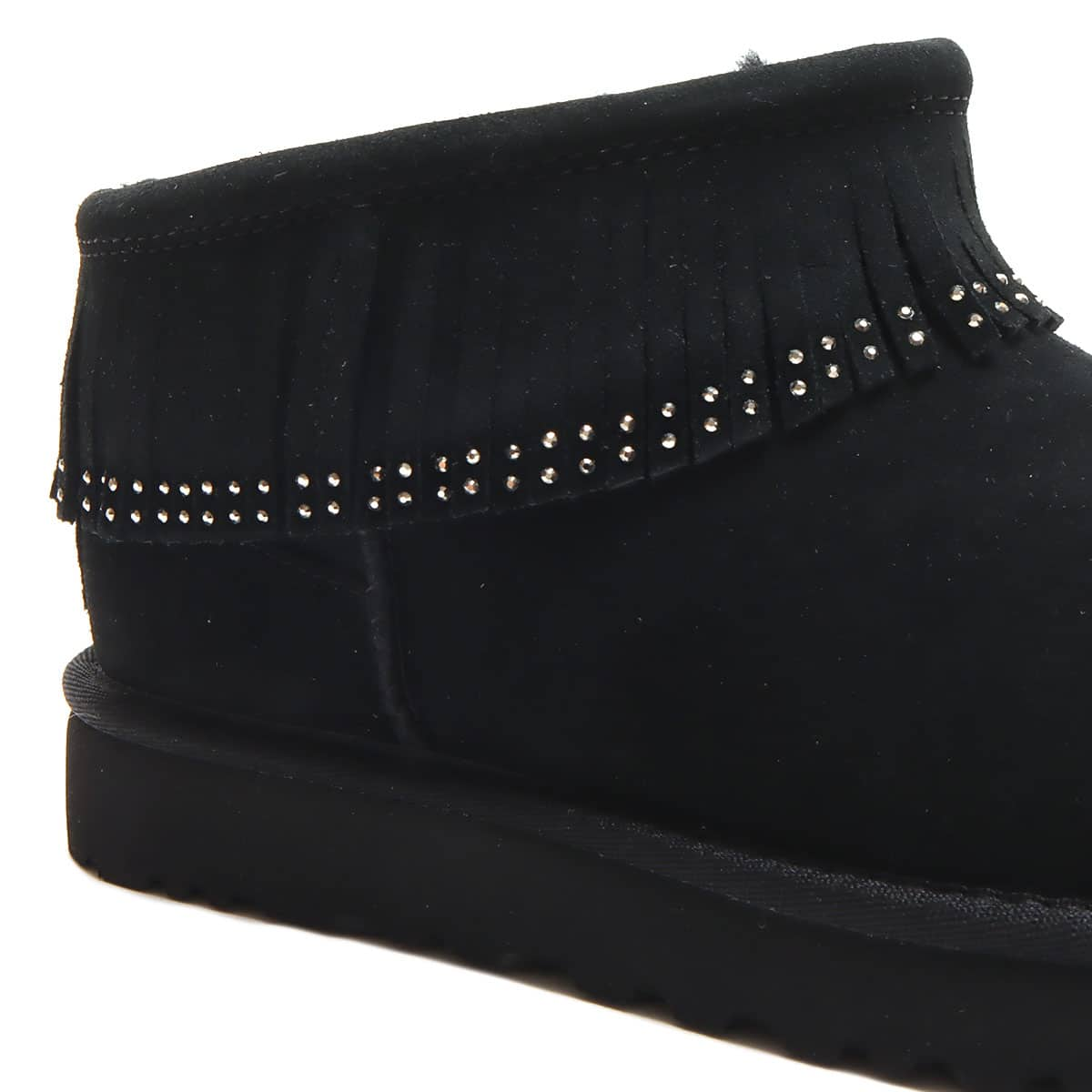 UGG Ultra Mini Fringe Bling BLACK 21FW-I