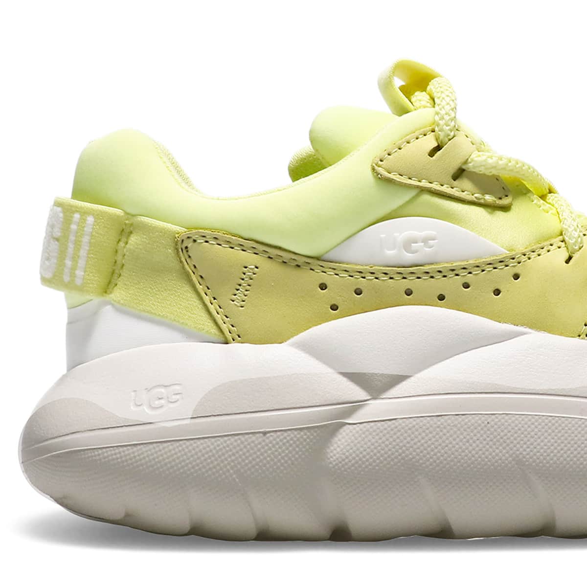 UGG W LA CLOUD LACE LEMON LIME 22SS-Iの画像
