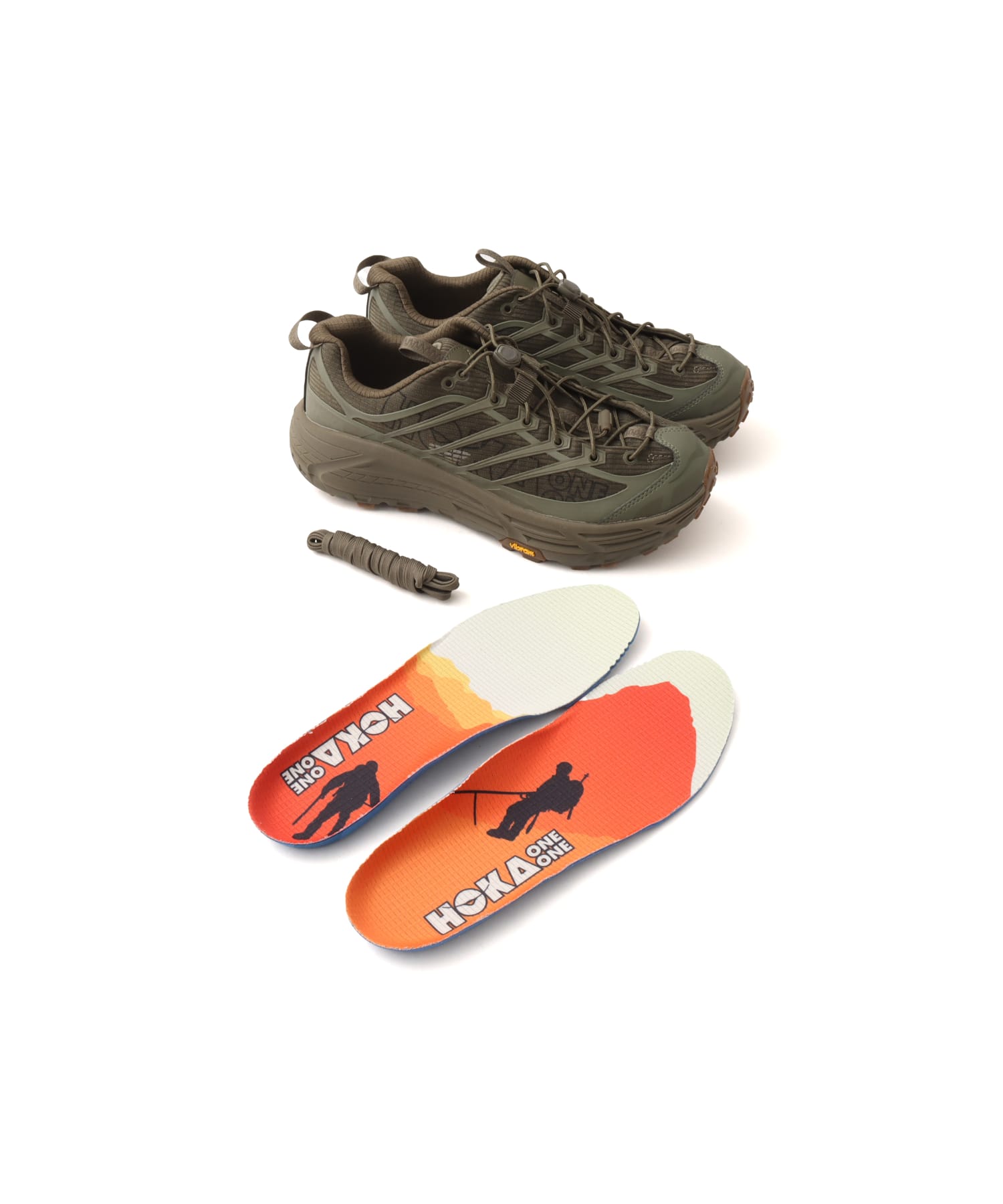 HOKA MAFATE THREE2 GRID JP ANTIQUE OLIVE / EUCALYPTUSの画像