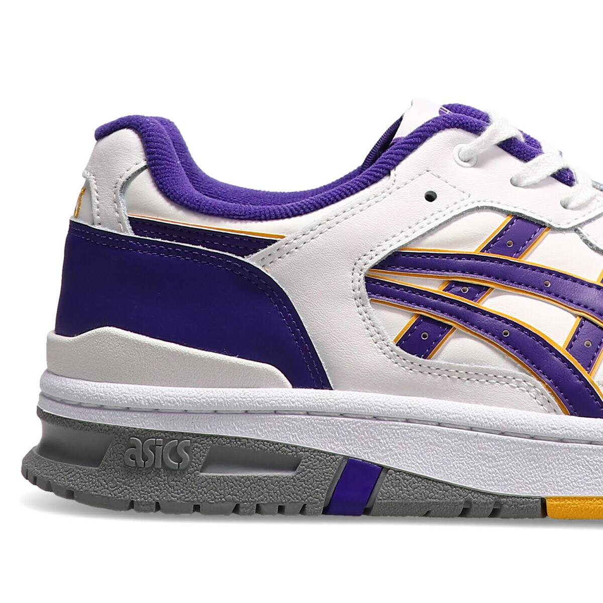 Asics white outlet purple