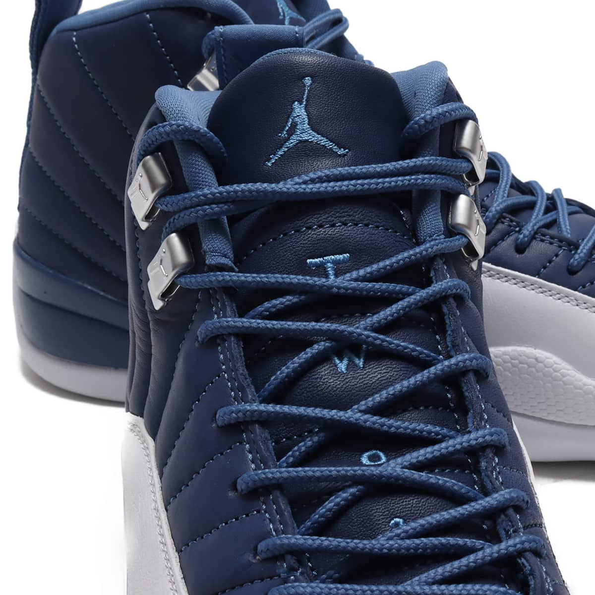 JORDAN BRAND AIR JORDAN 12 RETRO STONE BLUE/LEGEND BLUE-OBSIDIAN 