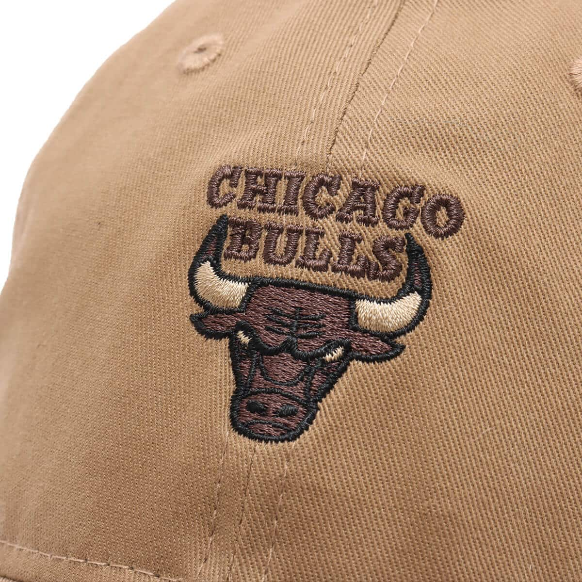 326 CHICAGO BULLS ロゴ刺繍 ブルー キャップ 73％以上節約 - 帽子