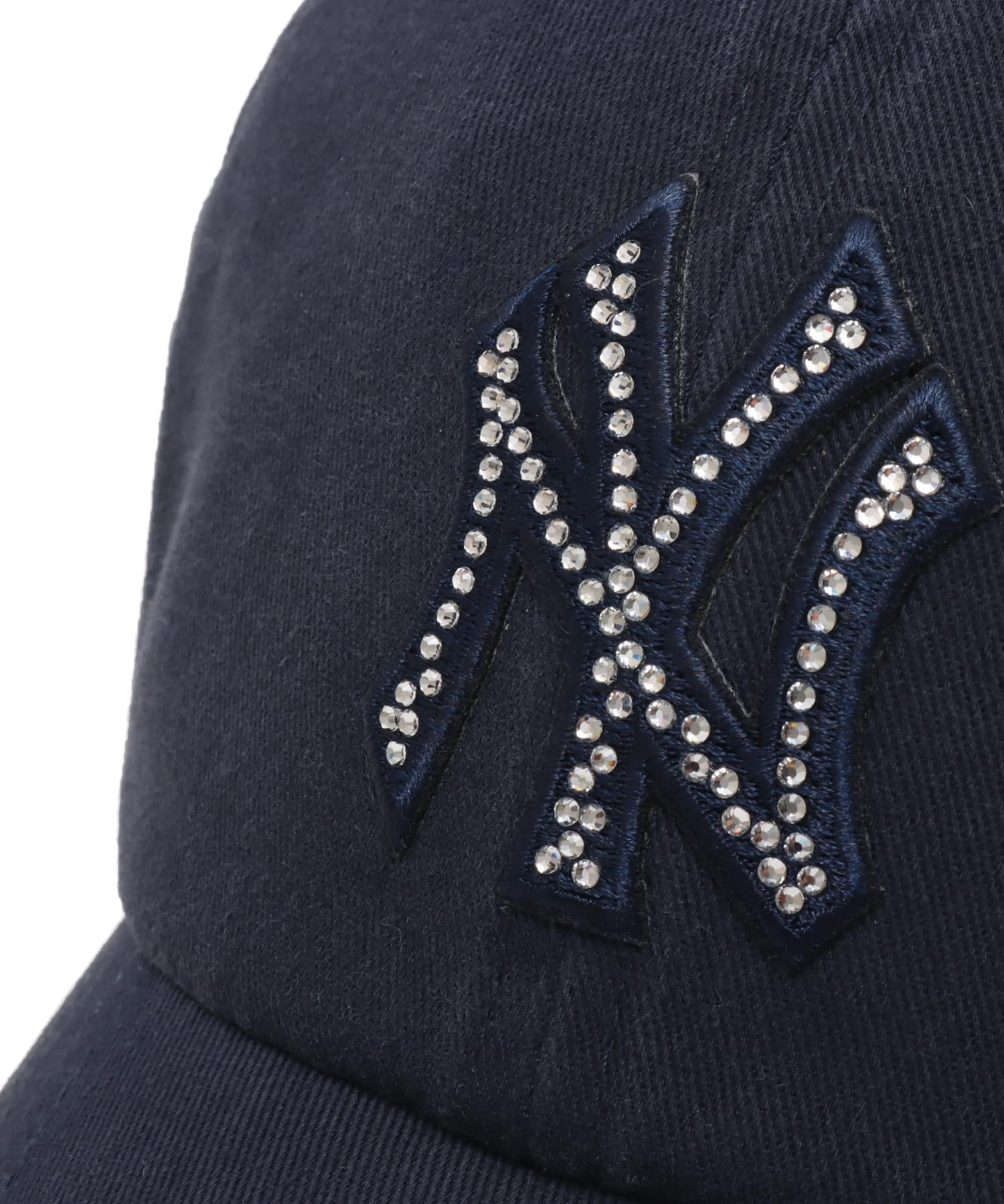 47 x ATMOS PINK CLEAN UP YANKEES RHINESTONE NVY NAVYの画像