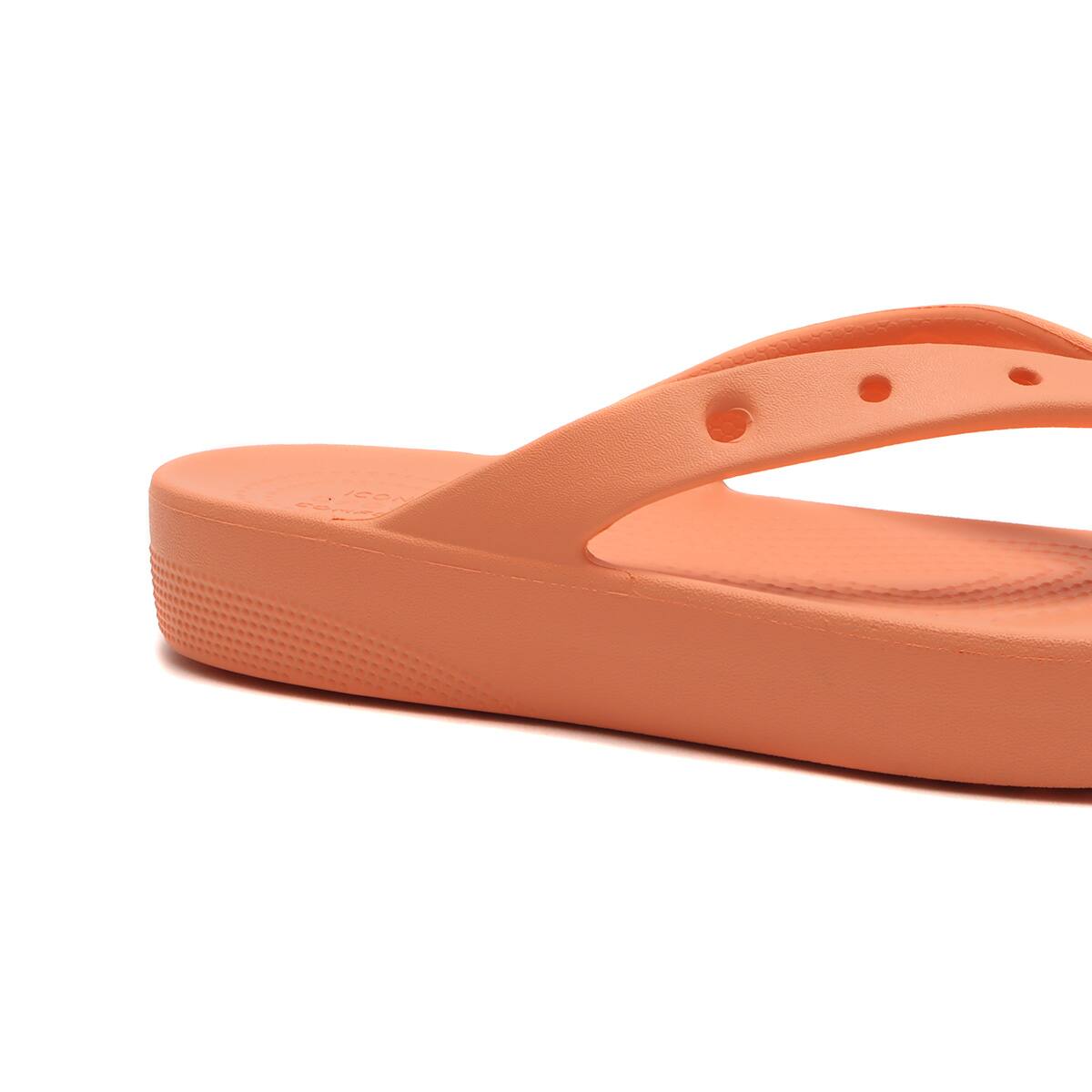 Crocs Classic Platform Flip W Papaya の画像