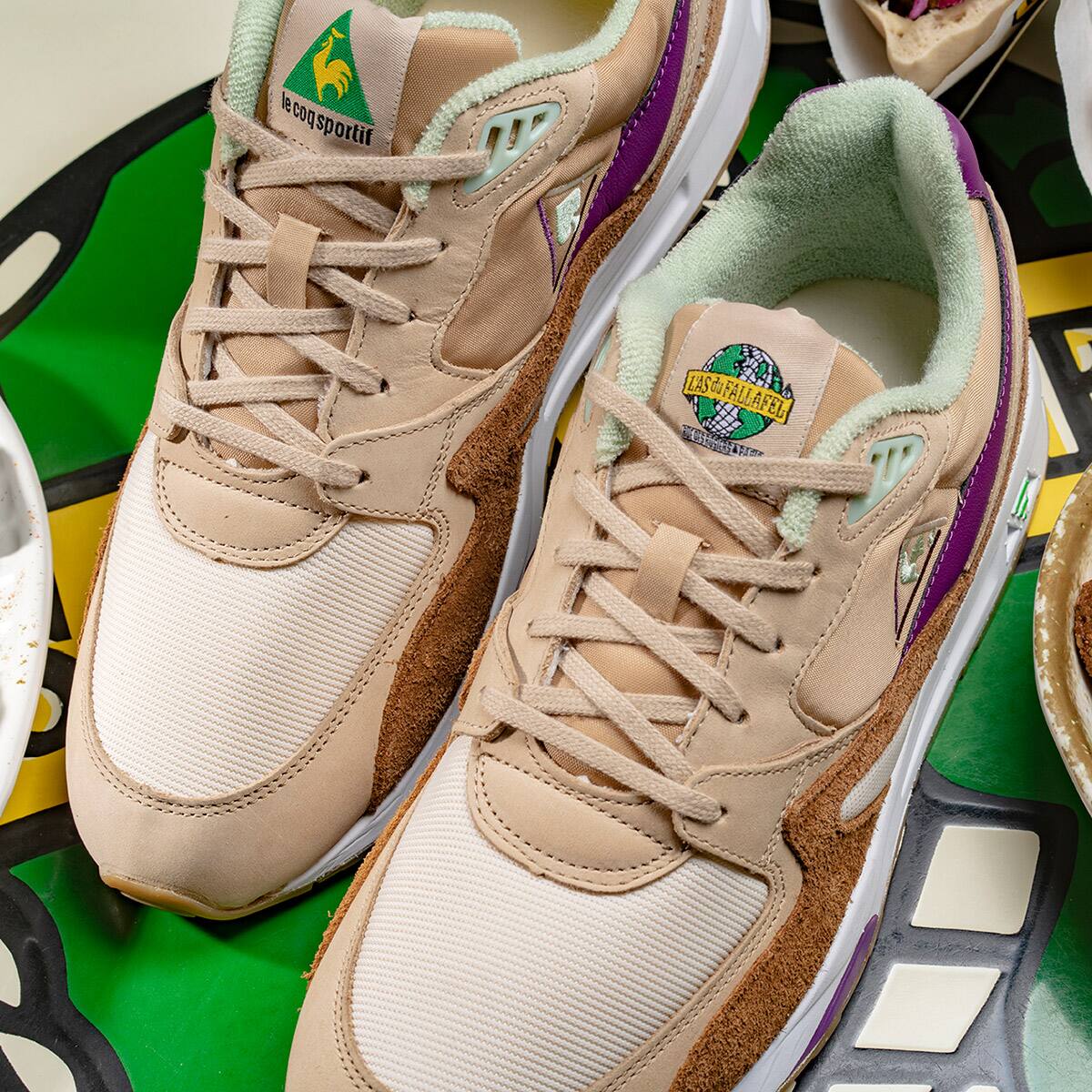 le coq sportif R800 L'AS DU FALLAFEL SAND 21FW-Sの画像