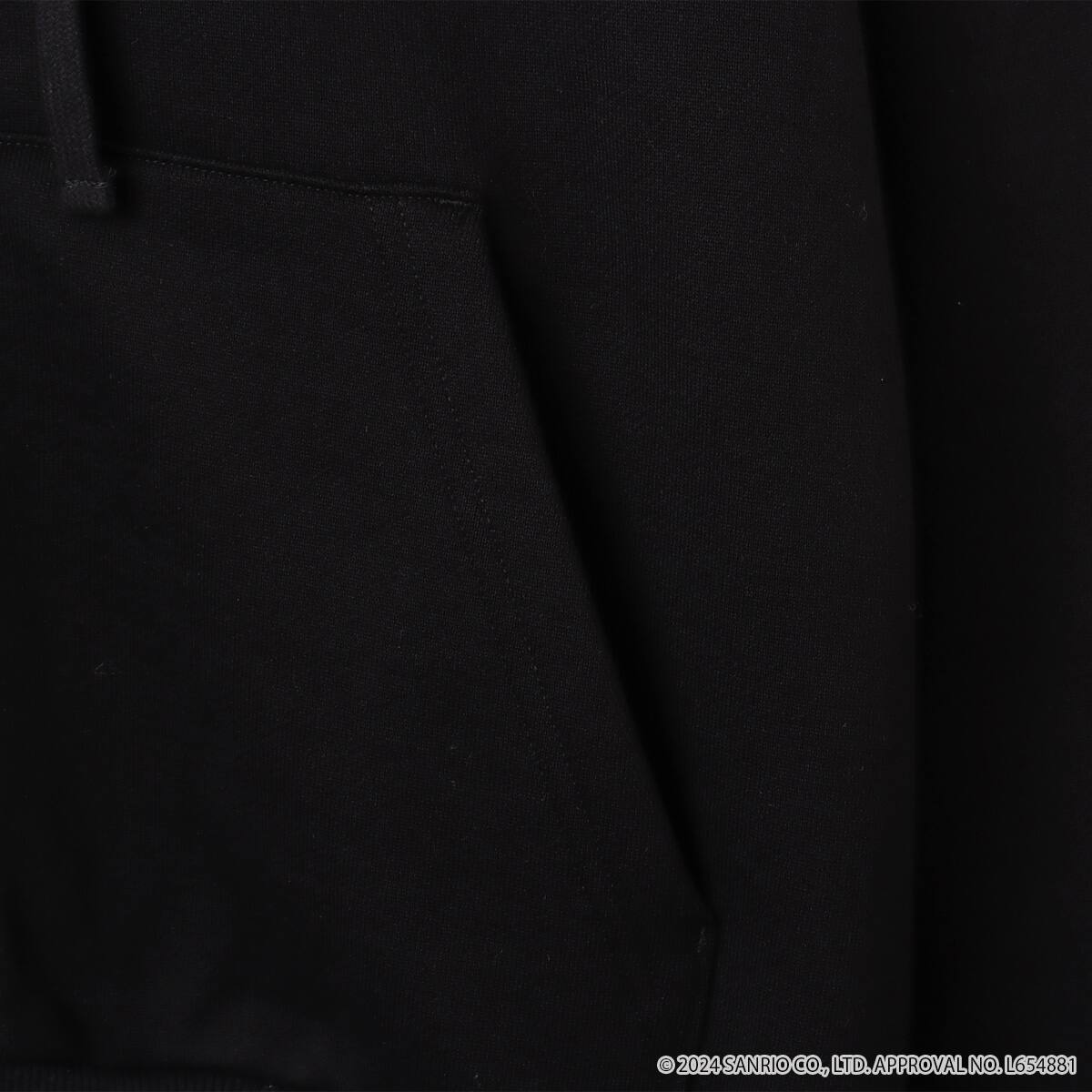 HELLO KITTY x atmos pink Zip-up Parka BLACKの画像