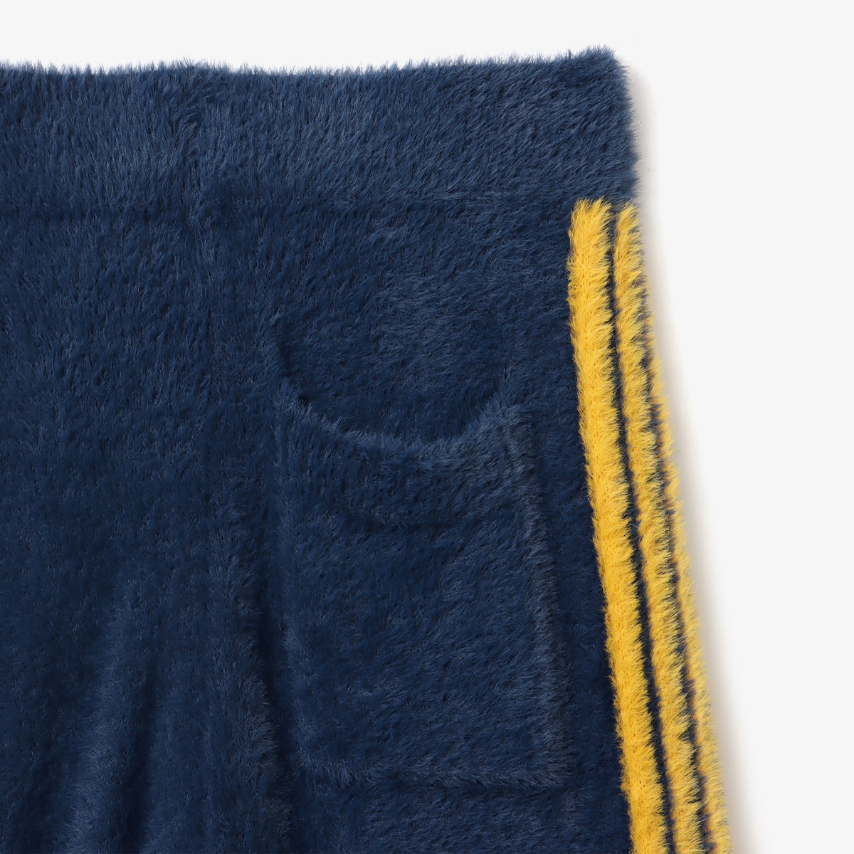 atmos pink Feather Knit Pants NAVY の画像