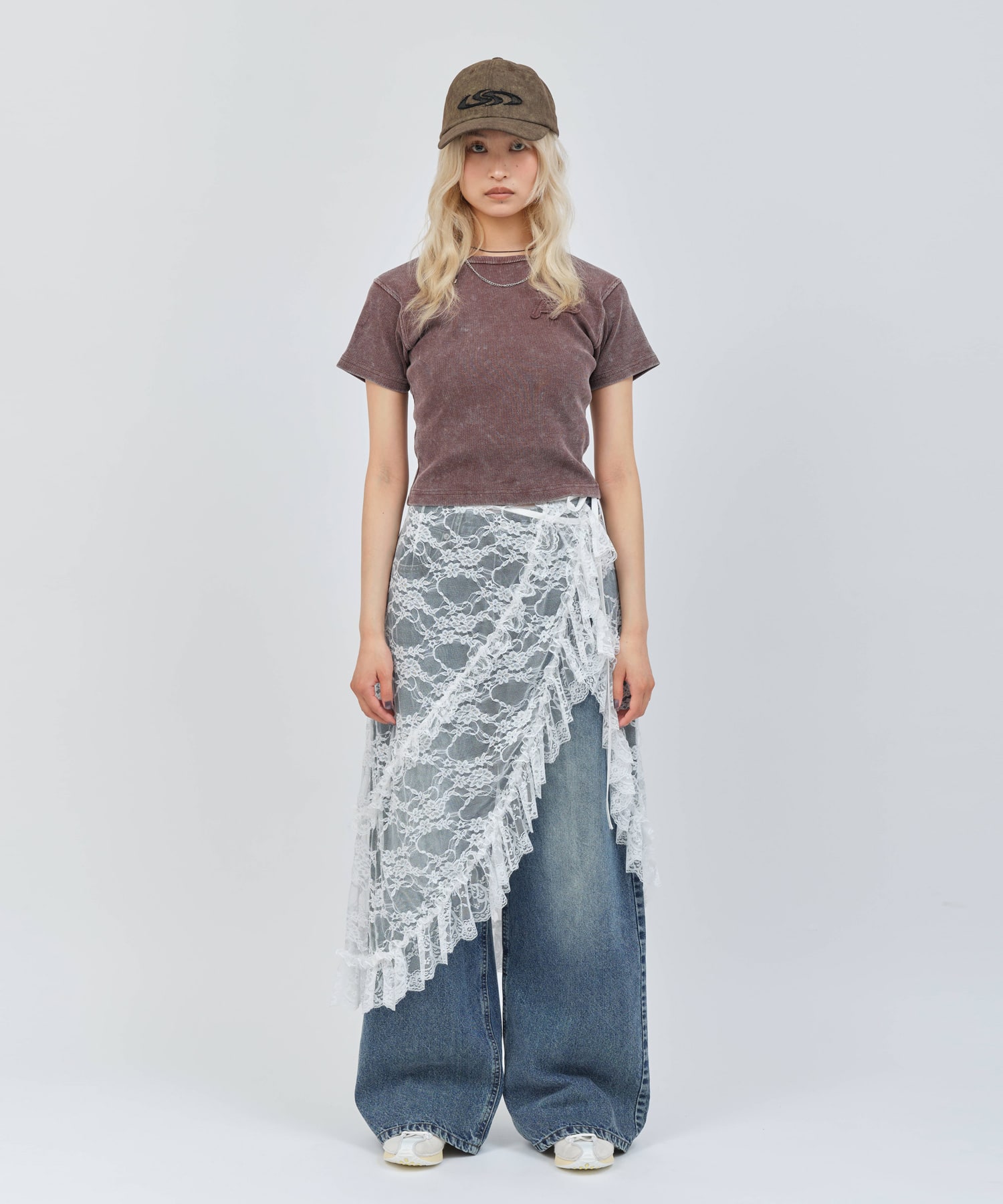atmos pink Loose Denim Pants BLUEの画像