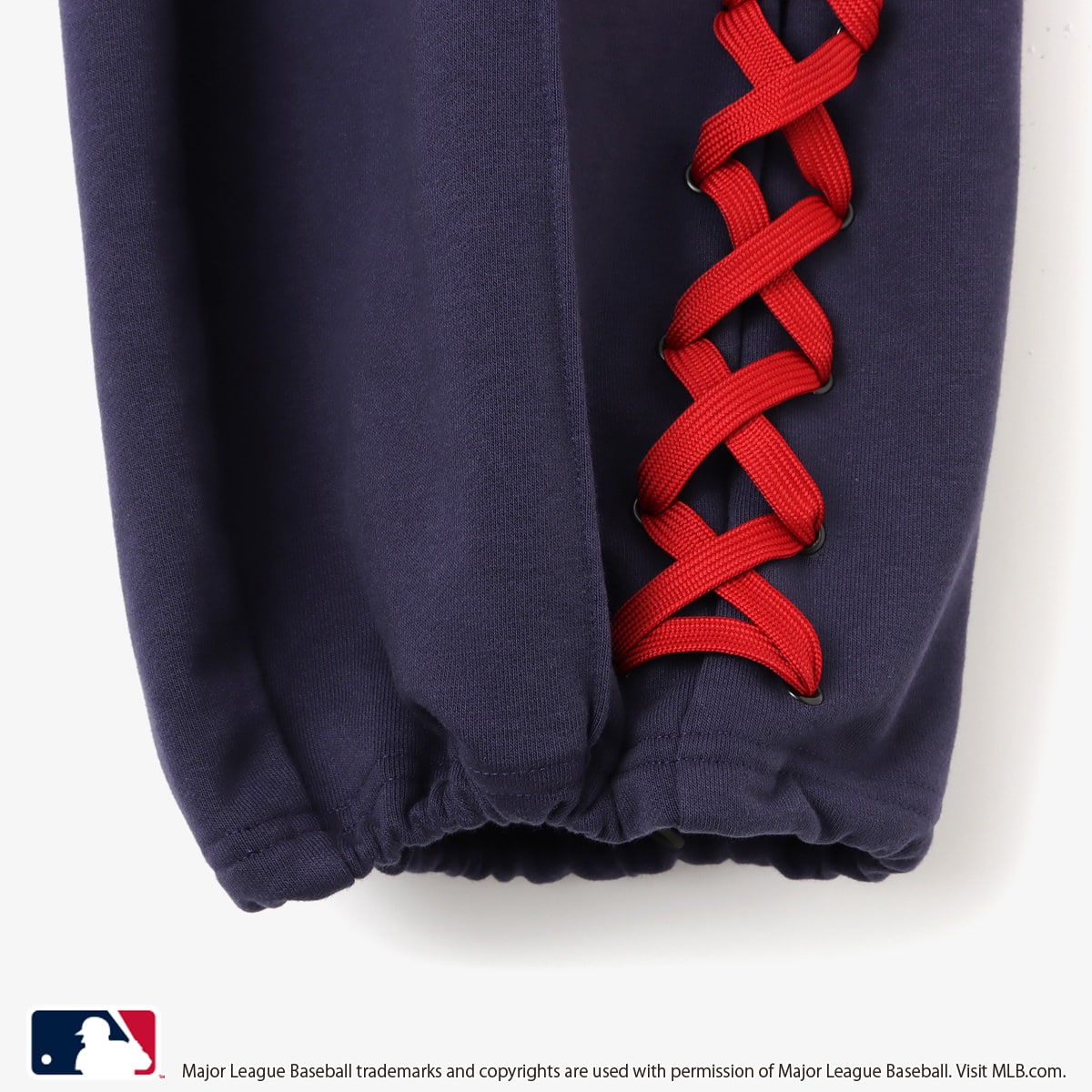 atmos pink MLB Sweat Pants NAVYの画像