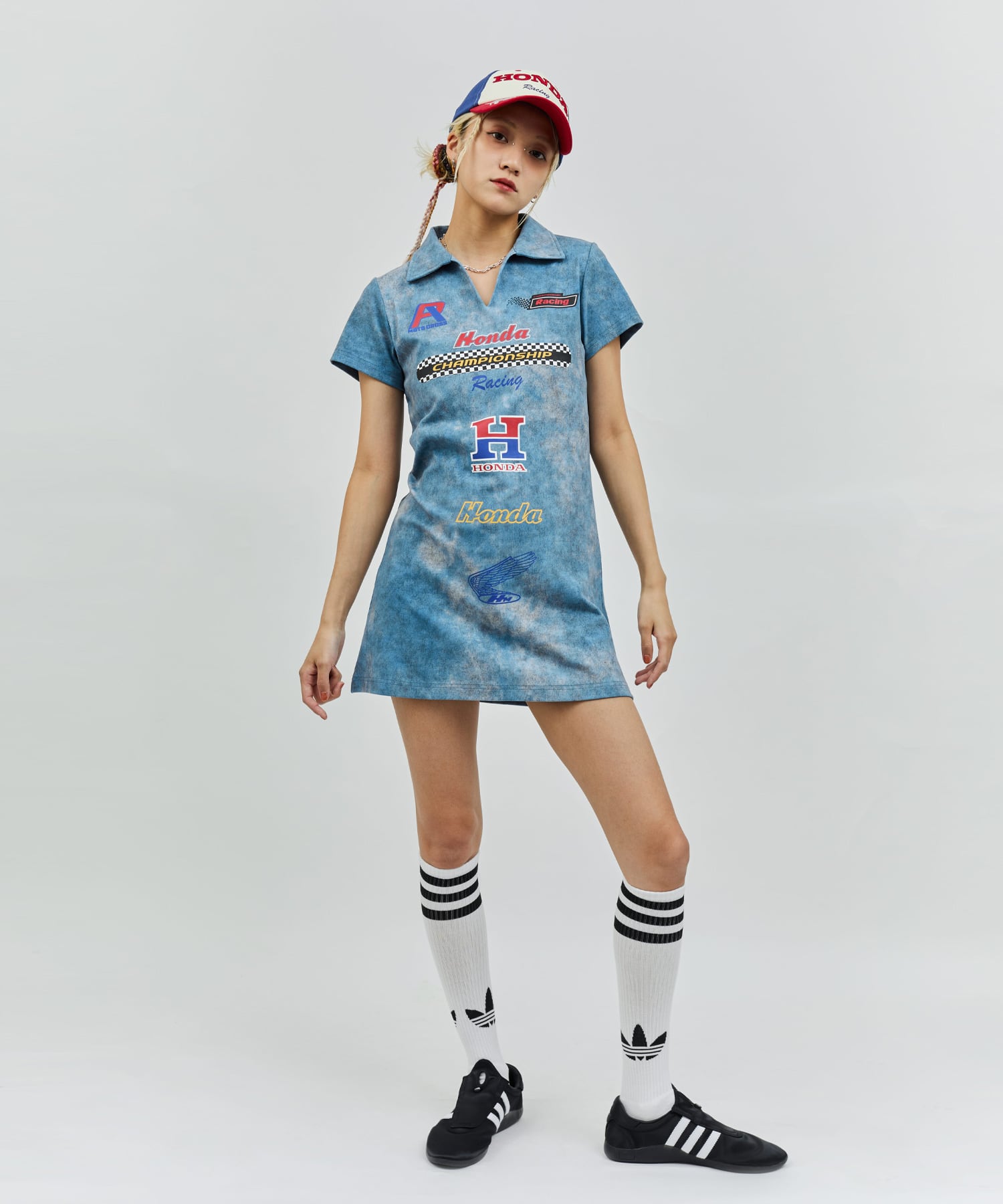 HONDA x atmos pink Racing Dress BLUEの画像