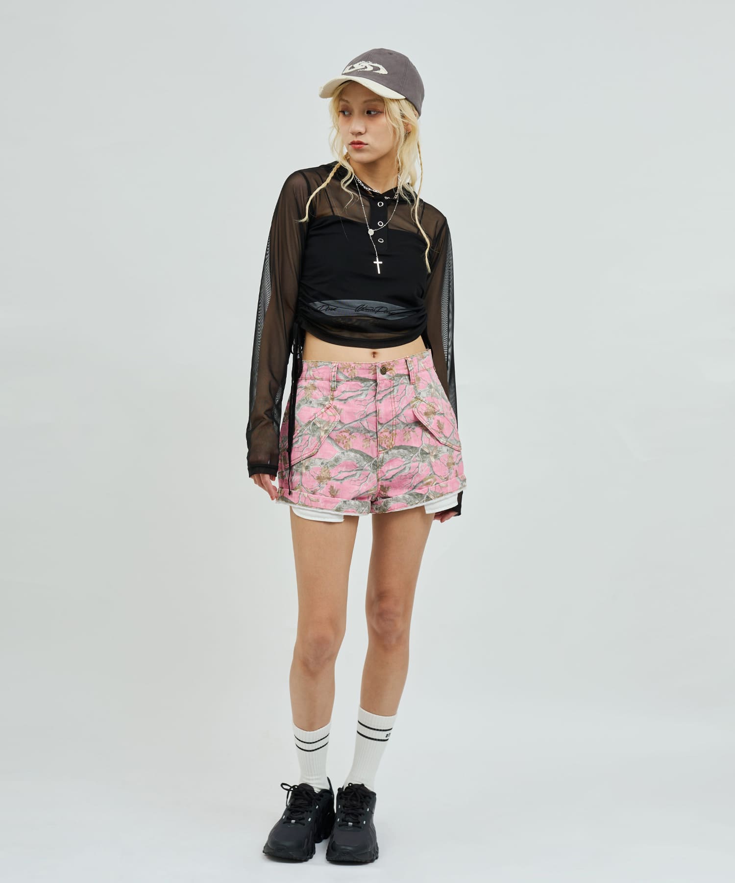 atmos pink Real Tree Camouflage Short Pants CAMOUFLAGE PINKの画像