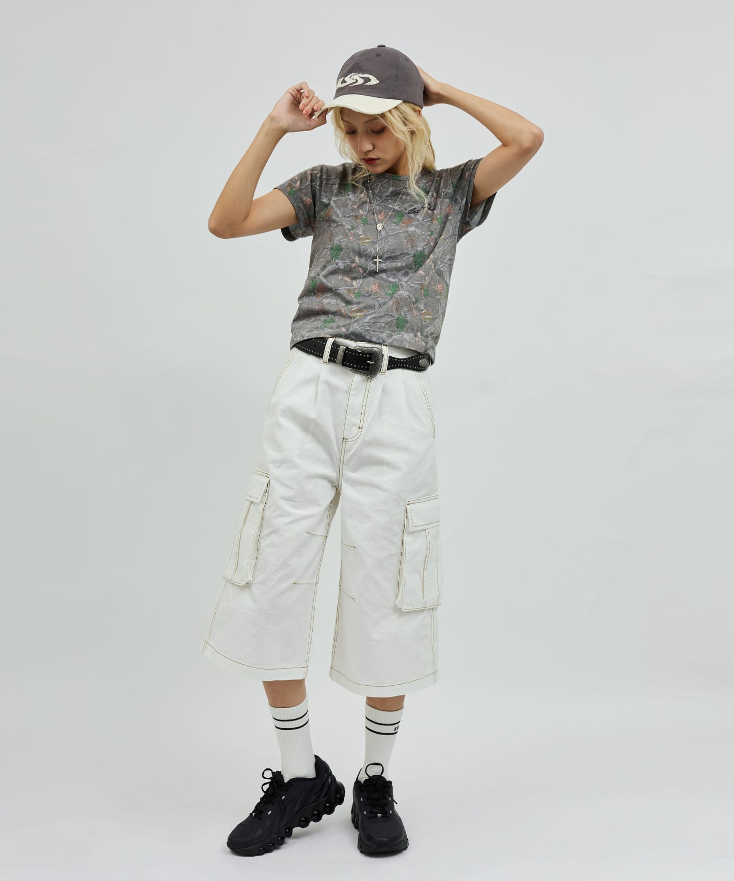 atmos pink Real Tree Camouflage T-Shirt BROWNの画像