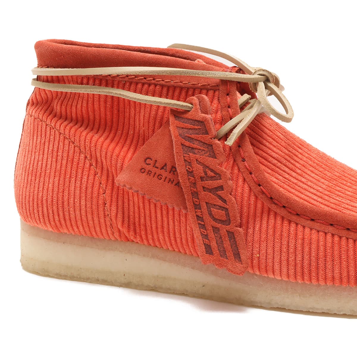 Clarks Wallabee Boot Coral Cordの画像