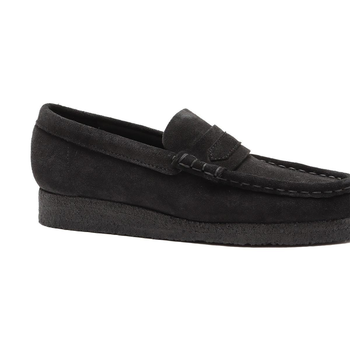 Clarks WallabeeLoafer Black Sde BLACK 24SP-Iの画像