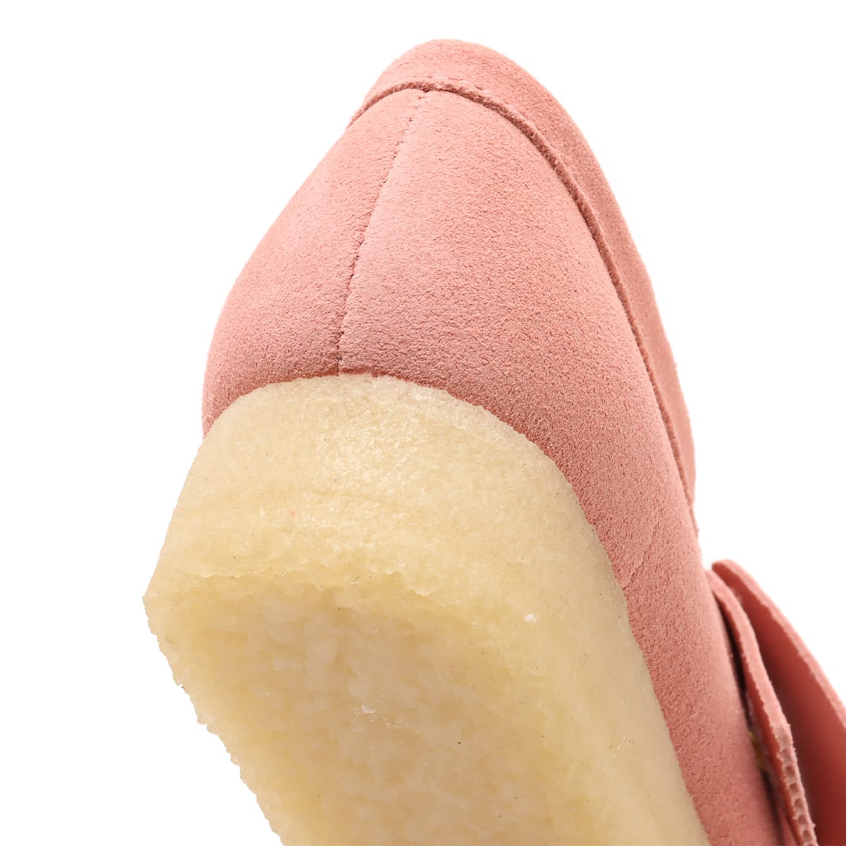 CLARKS Wallabee Blush Pink Suede 24SP-Iの画像