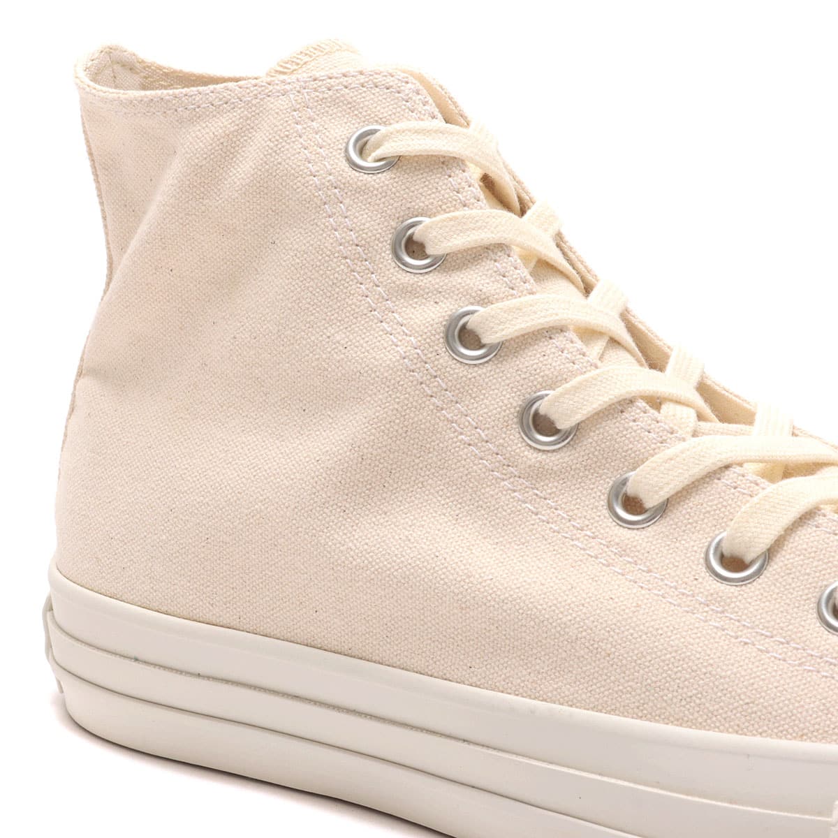CONVERSE ALL STAR MUSENSHOKU-CANVAS EC HI WHITE 22SS-Iの画像