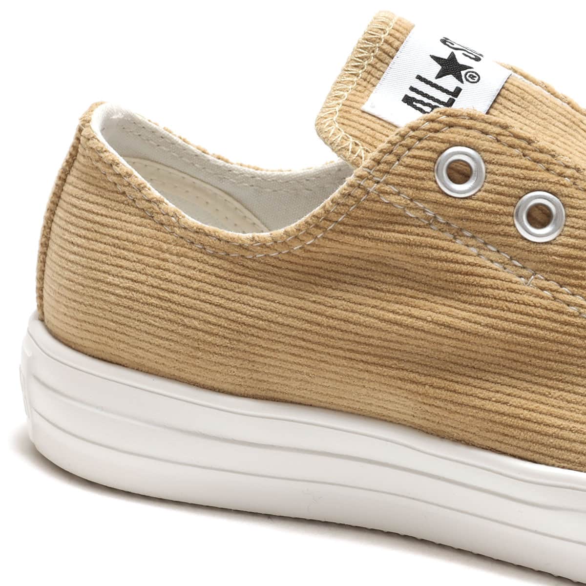 CONVERSE ALL STAR LIGHT CORDUROY SLIP OX BIEGE 22FW-Iの画像
