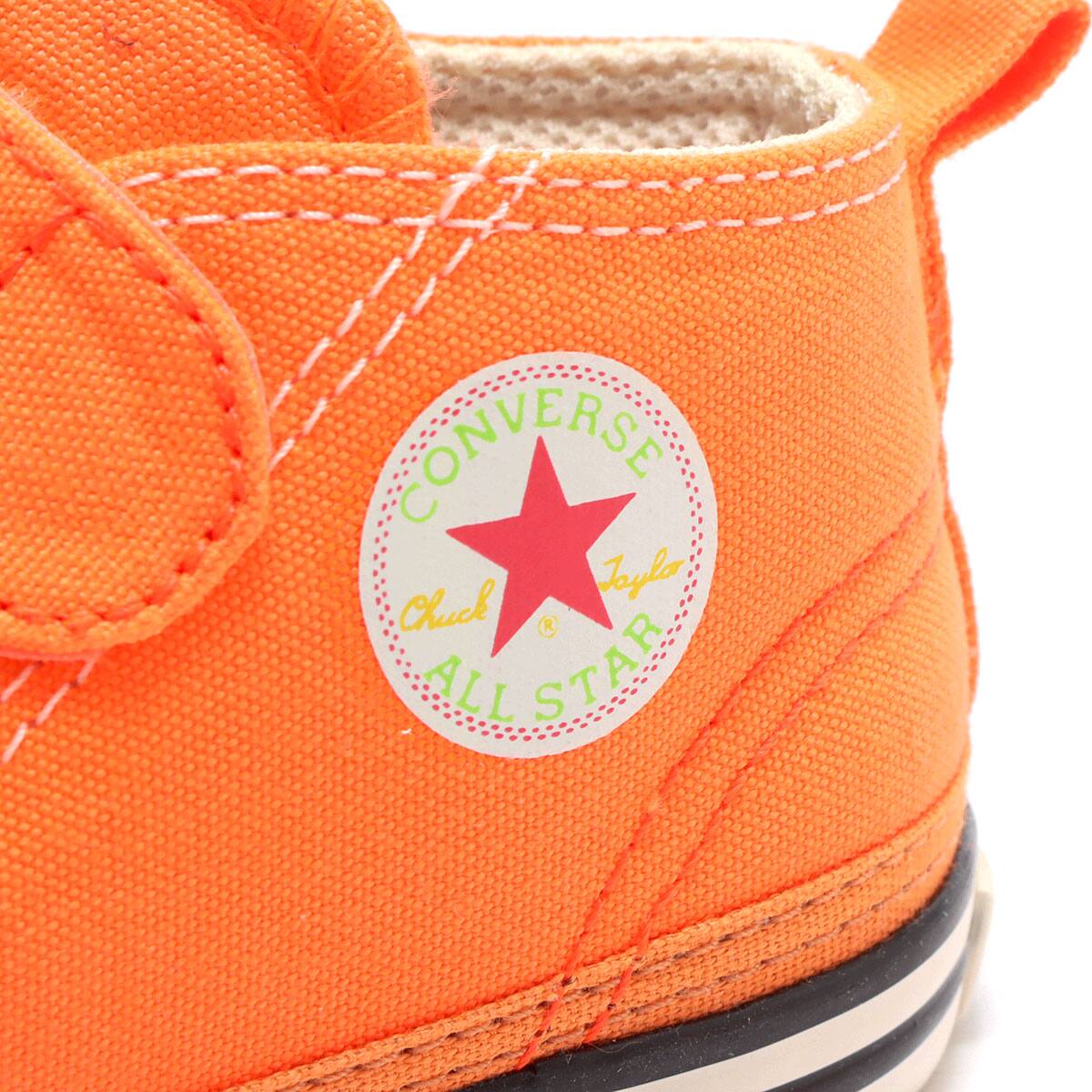 CONVERSE BABY ALL STAR NEONCOLORS OF V-1 ORANGE 22SS-Iの画像