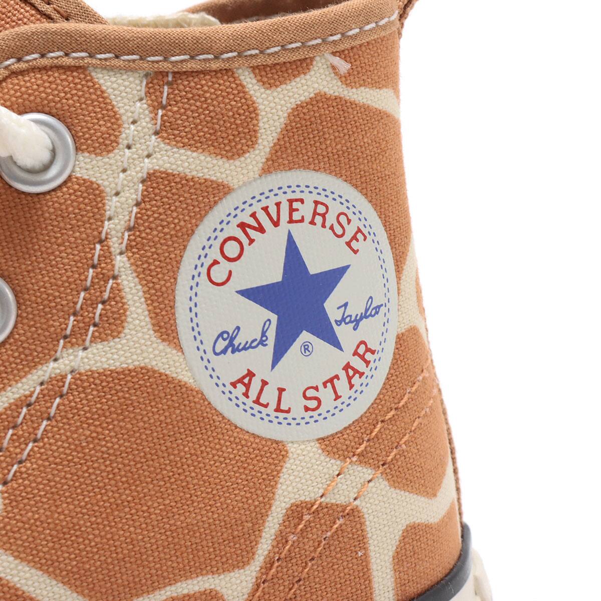 CONVERSE CHILD ALL STAR N GIRAFFESPOT V-1 BROWN 22SS-Iの画像