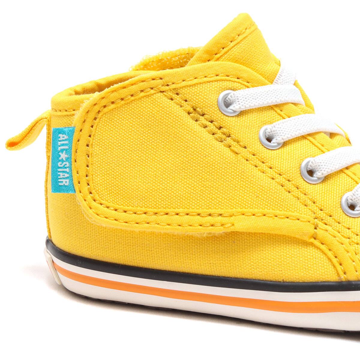 CONVERSE BABY ALL STAR N SIDETAPE YELLOW 22FW-Iの画像